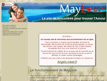 Tablet Screenshot of maylove.fr